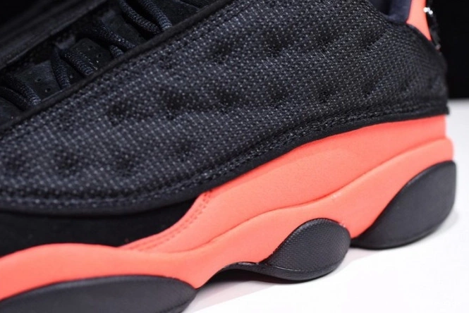 1st Kicks Shoes Infrared Clot Low Black x Jordan Air 13 AT3102-006 0728
